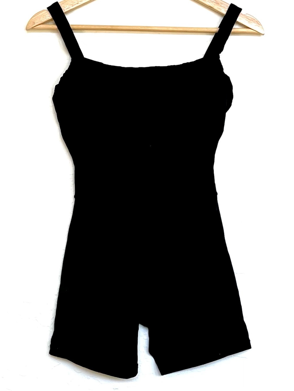 Black Stretch Romper Leggings - Women's Sleeveless Jumpsuit